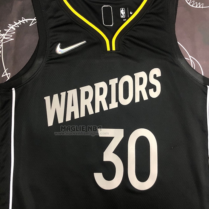 Maglia
 Stephen Curry NO 30 Golden State Warriors Select Series 2022 Nero
